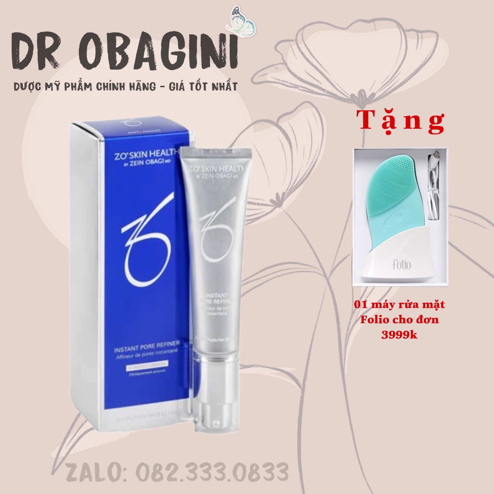 Serum se khít lỗ chân lông instant pore refiner zo