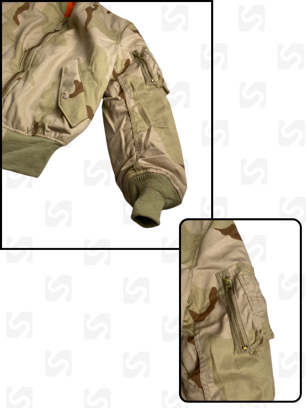 Áo Pilot chính hãng Alpha industries - màu Sa mạc