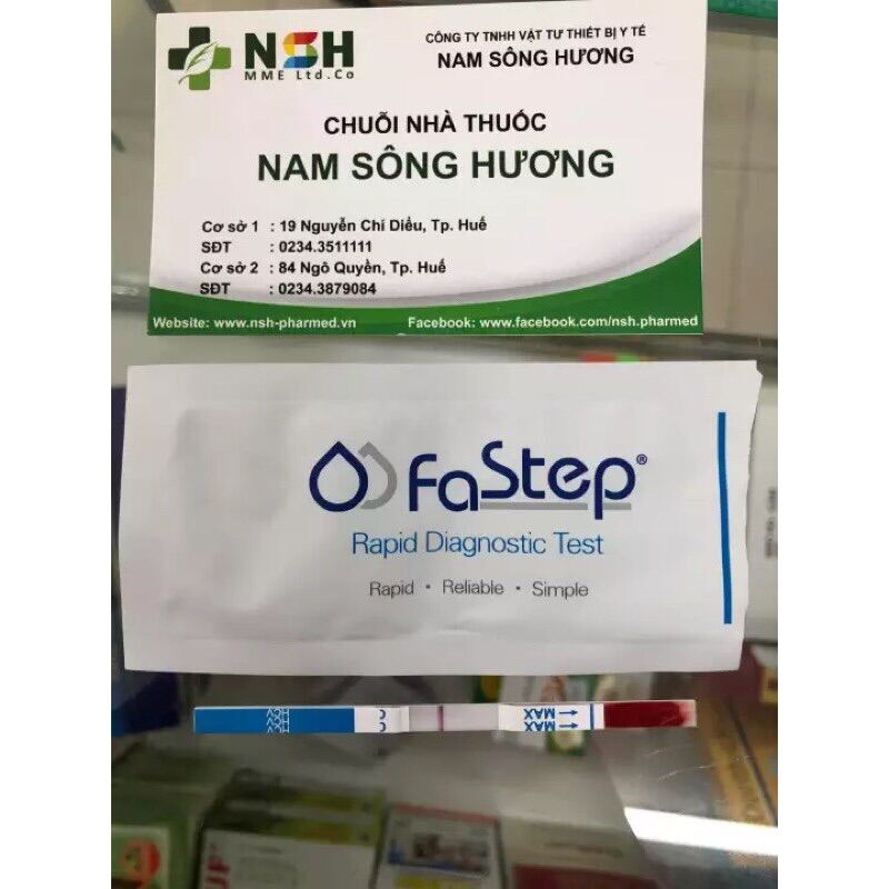 QUE TEST THỬ GIANG MAI SYPHILIS FASTEP CỦA MỸ