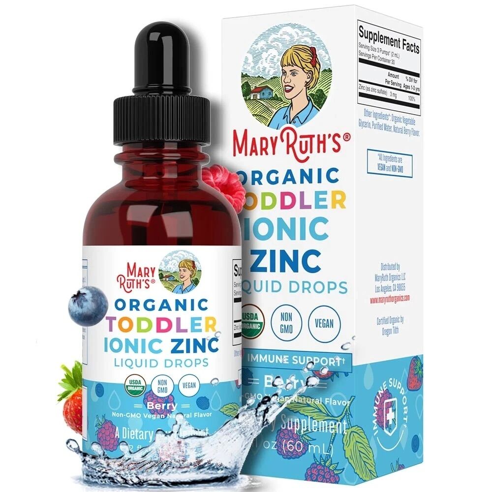 Dung dịch kẽm hữu cơ toddler ionic zinc mary ruth’s