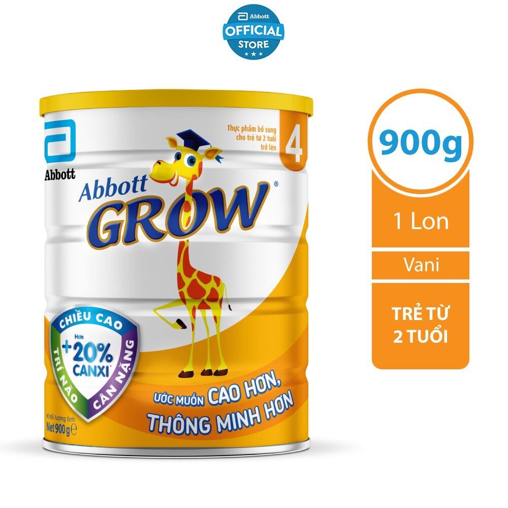 Sữa bột abbott grow 4 900g