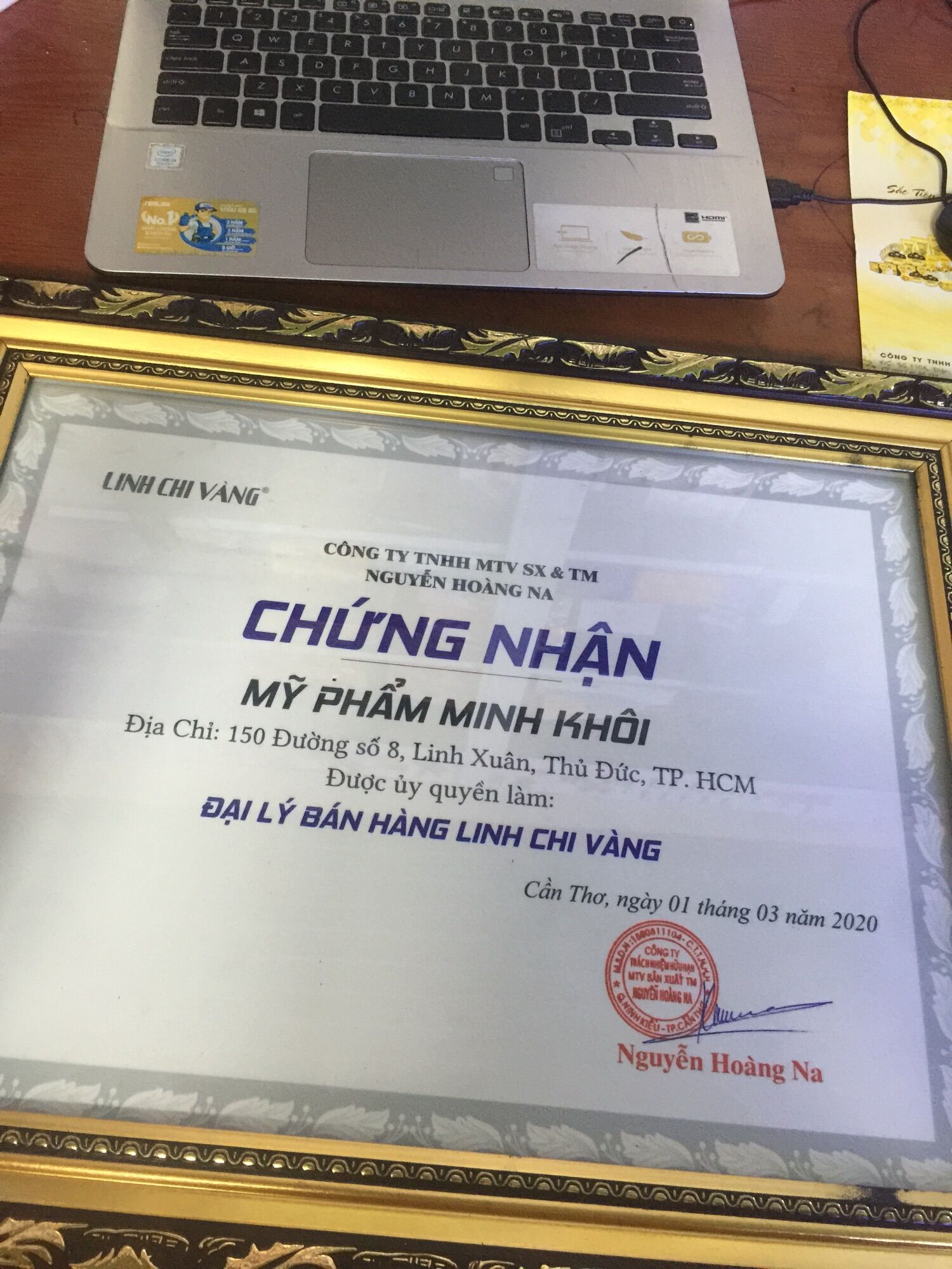 [HCM]Sữa rửa mặt LINH CHI VÀNG