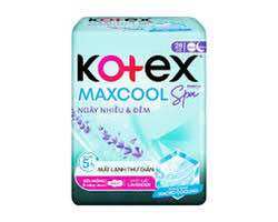 Kotex 100% chính hãng MAXCOOL siêu mát lên đến 4 h siêu mỏng 8 miếng 23 cm cánh mặt bông