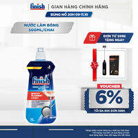 Nước Làm Bóng Chén Bát  Finish Rinse & Shine Aid - chai 500ML