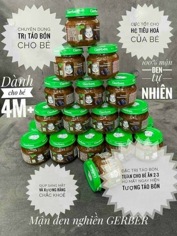 MẬN ĐEN NGHIỀN GERBER - Nga