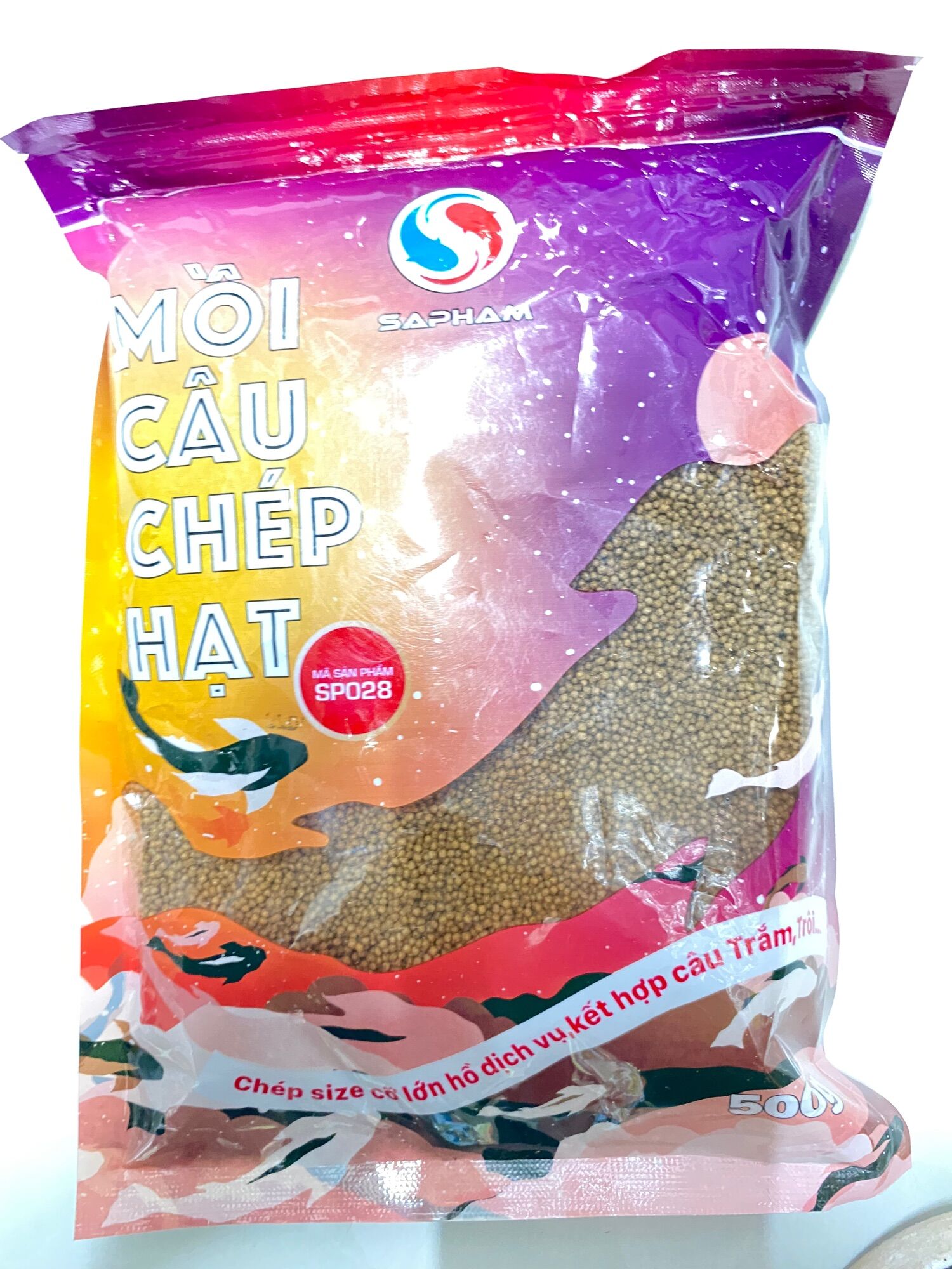 Mồi câu chép hạt SaPham Fishing - Mồi chép hạt dụ cá câu cá dịch vụ cực nhạy giá rẻ