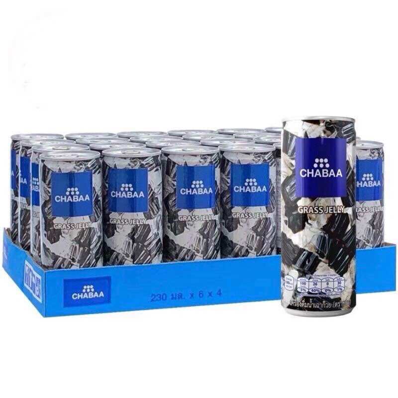 Nước sương sáo đóng lon chabaa 24 lon