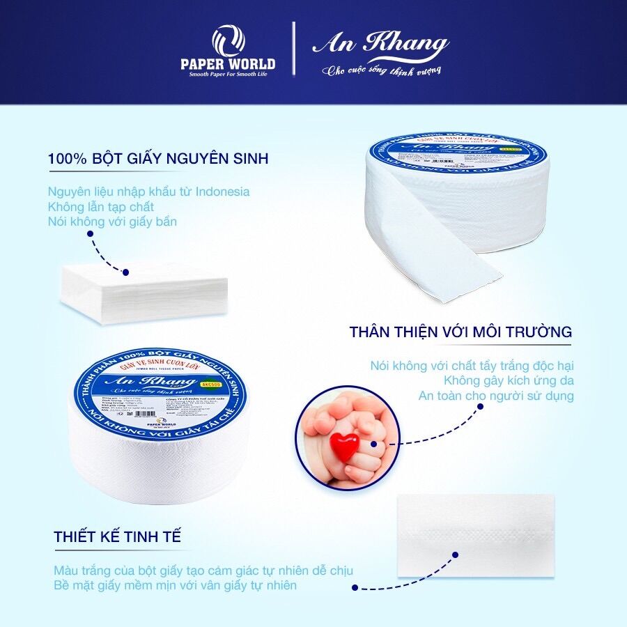 Giấy vệ sinh cuộn lớn