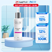 Serum OLAY LUMINOUS NIACINAMIDE AHA Dưỡng Ẩm Sáng Da, Mờ Thâm Mụn Chai 30ML
