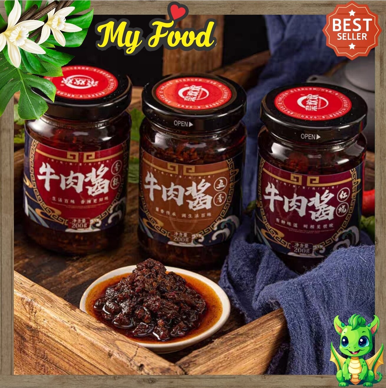 SỐT TƯƠNG VỊ BÒ CAY TRUYỀN THỐNG