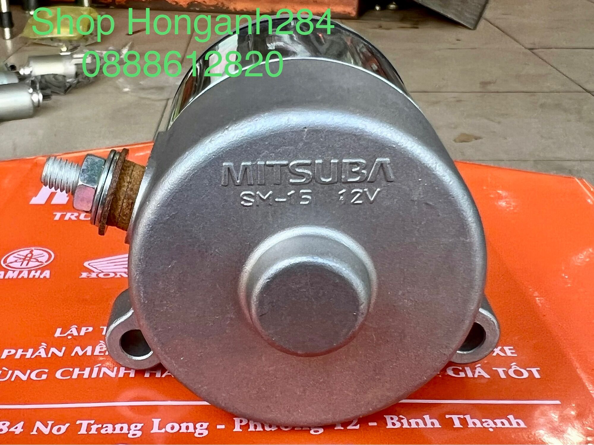 Mô tơ đề Suzuki Hayate zin chính hãng Nhật Mitsuba