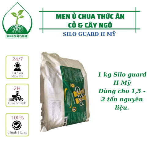 Men ủ thức ăn chăn nuôi gia súc Silo Guard II 1kg dùng cho 2 tấn nguyên liệu