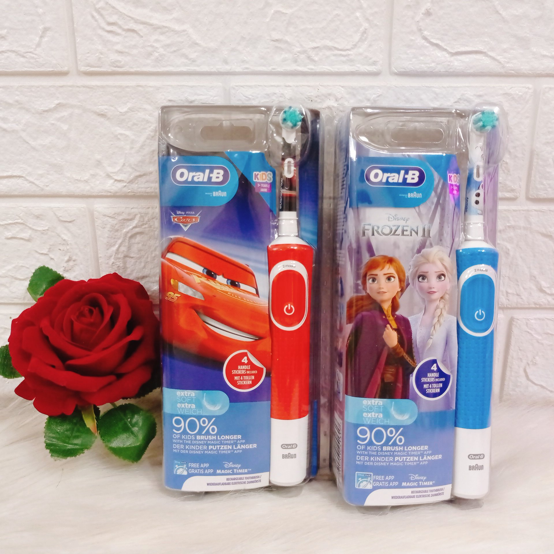 Bàn chải điện trẻ em ORAL-B cho bé từ 3 tuổi - Đủ các mẫu cho bé trai và bé gái