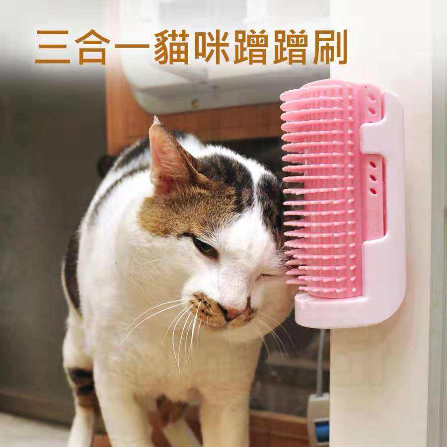 Dụng Cụ Chà Lông Góc Tường Mèo Lồng Có Thể Treo Nâng Cấp Dụng Cụ Chà Ngứa Đồ Chơi Gãi Ngứa Mèo Bàn Chải Massage Dùng Cọ Mặt Mèo