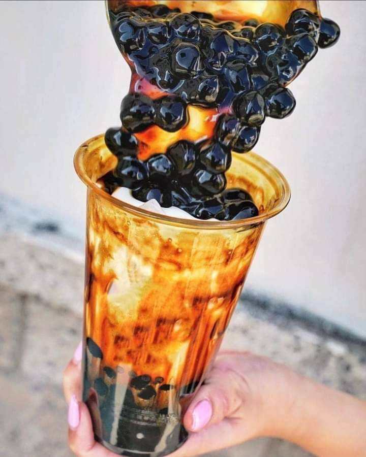 set trà sữa trân châu đường đen