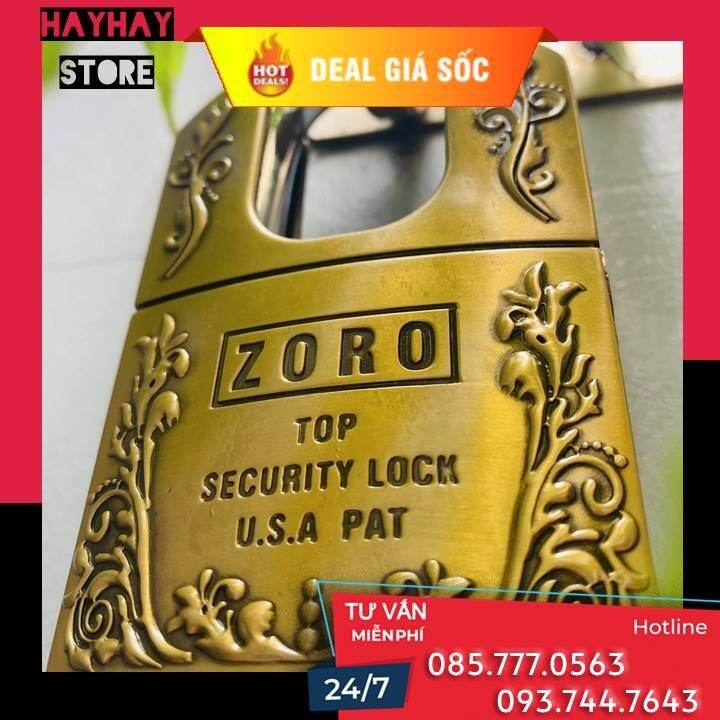 Ổ Khóa Zoro 6 Phân Chống Cắt (Bông Lúa)