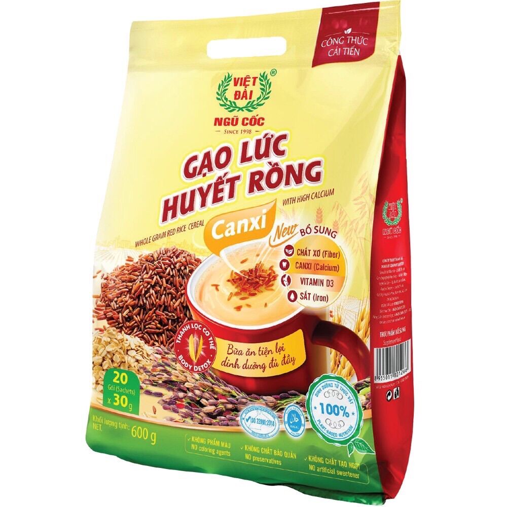 Ngũ cốc gạo lứt huyết rồng việt đài 600g