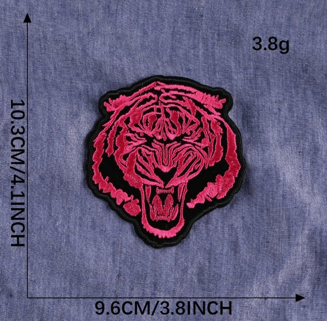 Sticker Thêu Ủi Hình Con Sói Cao Cấp MS445872