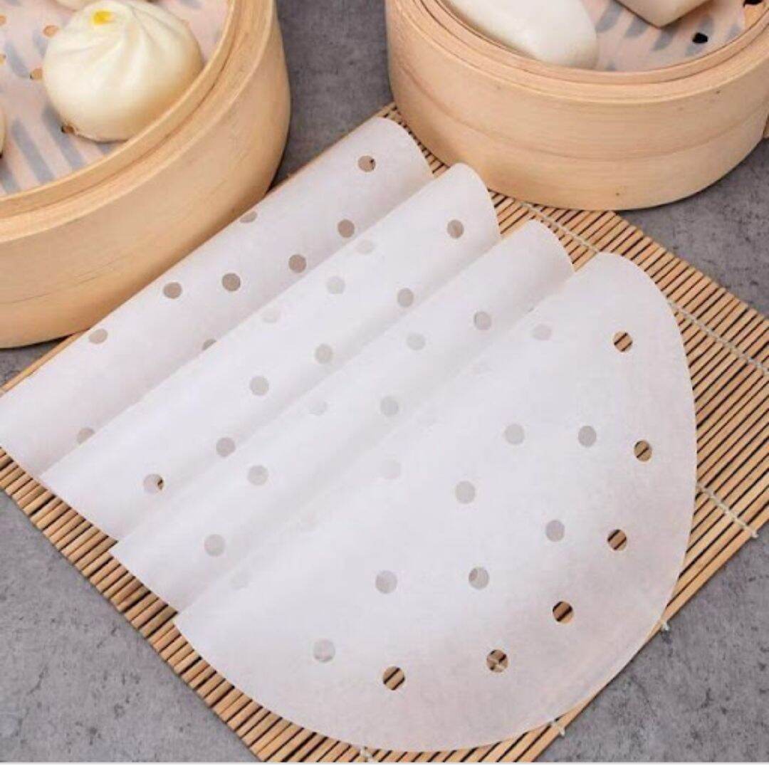 set 100 giấy nướng đa năng, thấm dầu, hấp bán bao, nướng bánh