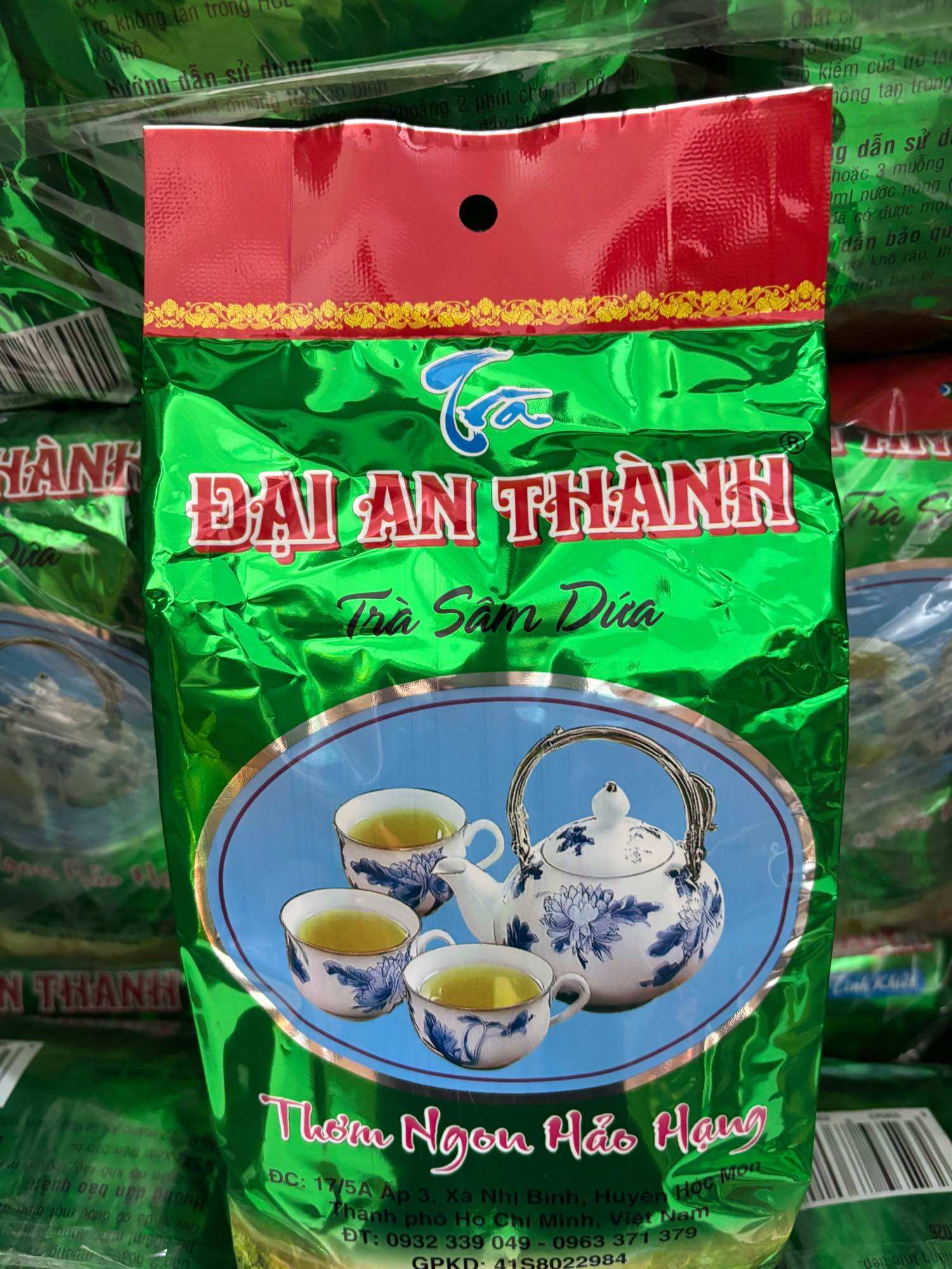 Trà Dứa Đại An Thành Gói 330gr - Pha Chế Trà Đá, Trà Tắc, Trà Chanh, Trà Đường, Trà Sữa, Trà Hoa Quả, Sạch Thơm Ngon An Toàn.