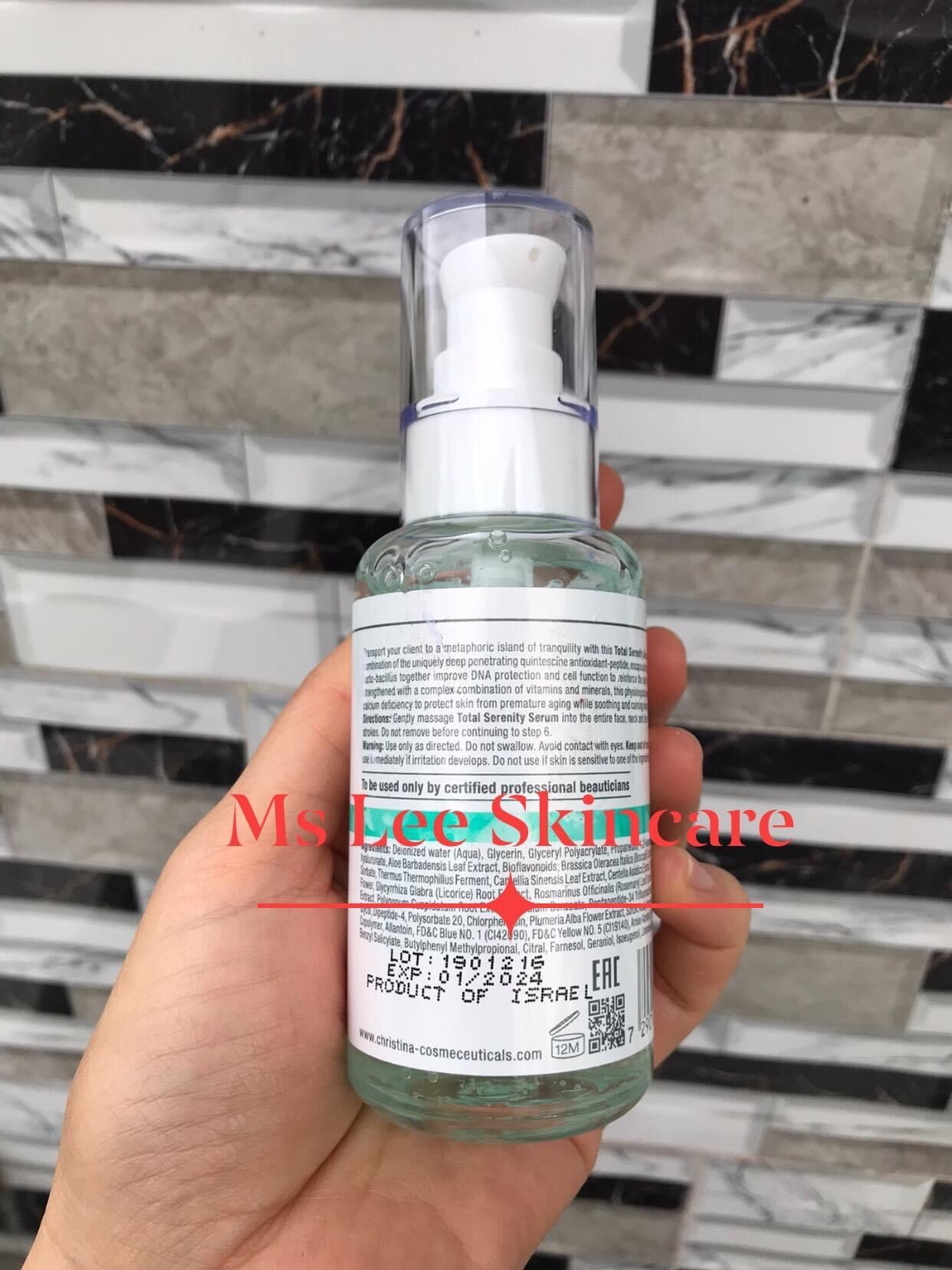 [Date 2024] Tinh chất phục hồi da Unstress Christina 100ml