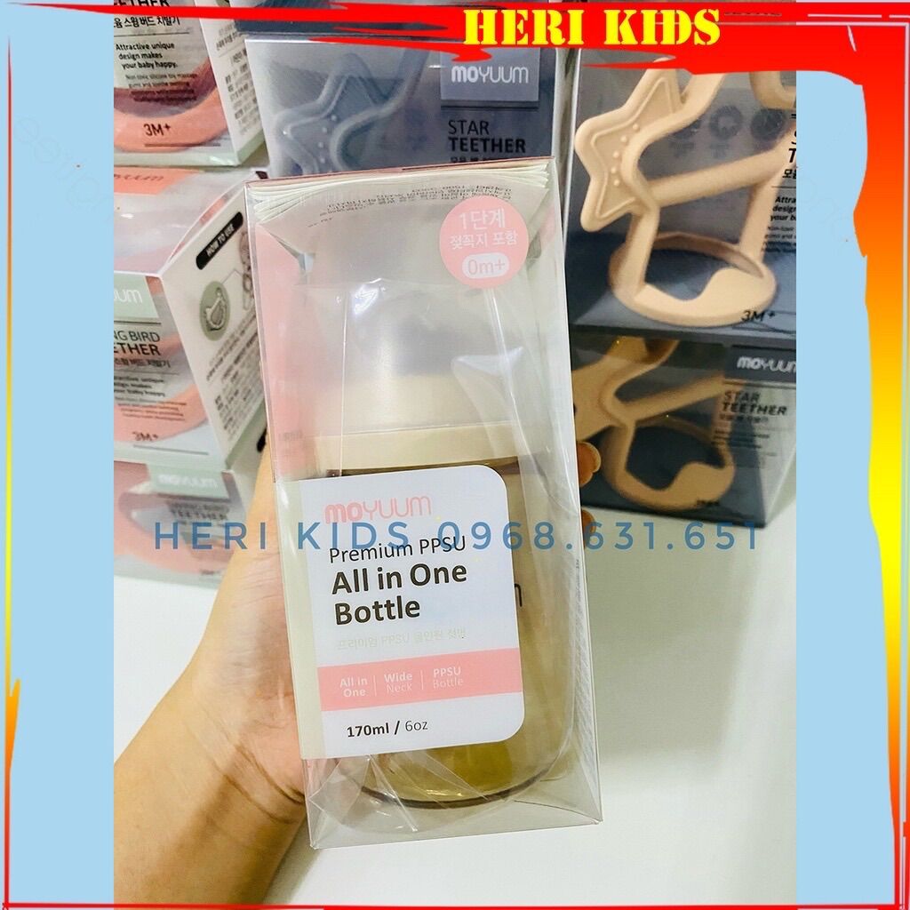 Bình sữa PPSU Moyuum nội địa Hàn quốc 170ml / 270ml