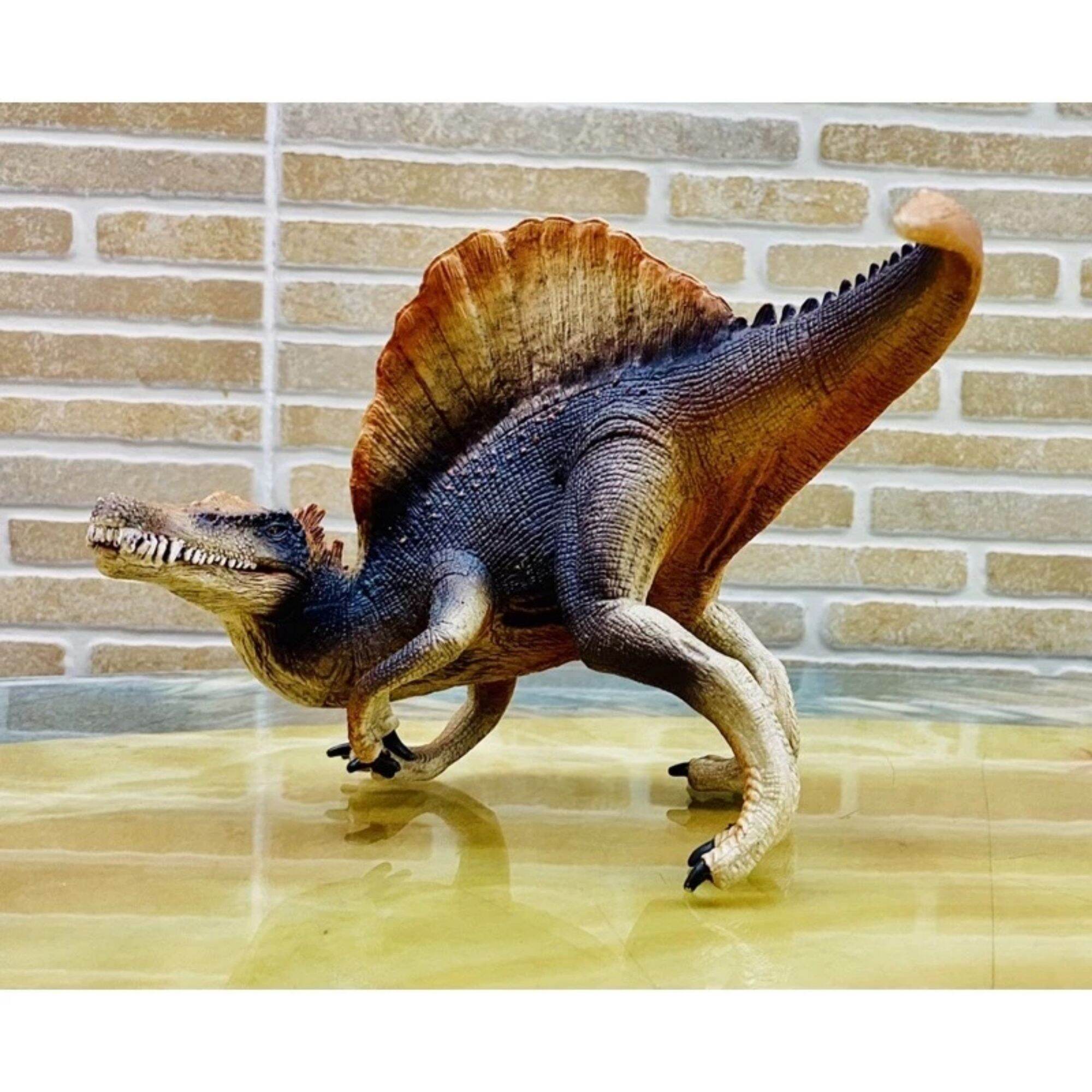 Mô hình khủng long spinosaurus lớn chính hãng Schleich, có khả năng đóng/mở miệng.