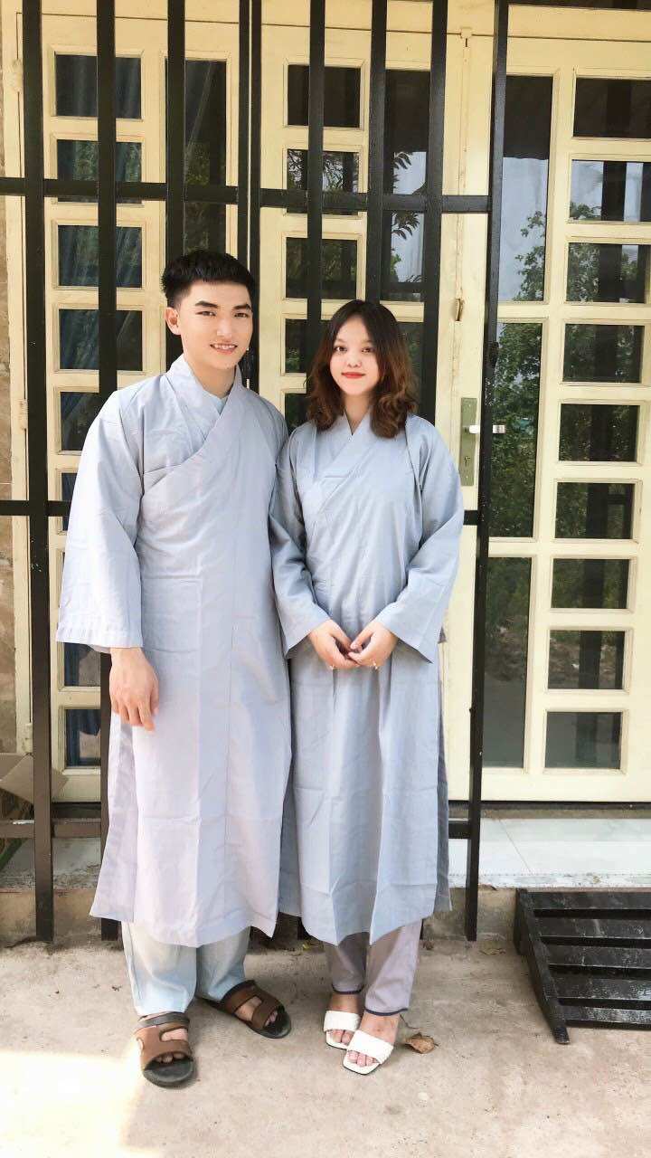 Áo Tràng Đi Chùa _ Vãi kate