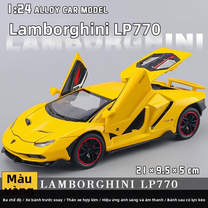 BANCHANJUANYING | Realistic Lamborghini Model Car for Children Alloy Toy - 4