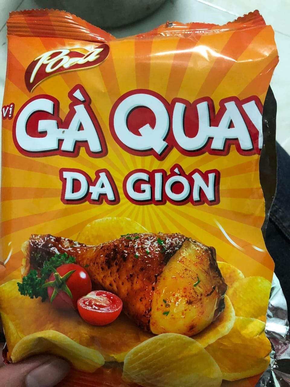 500gr snack gà quay da giòn poca