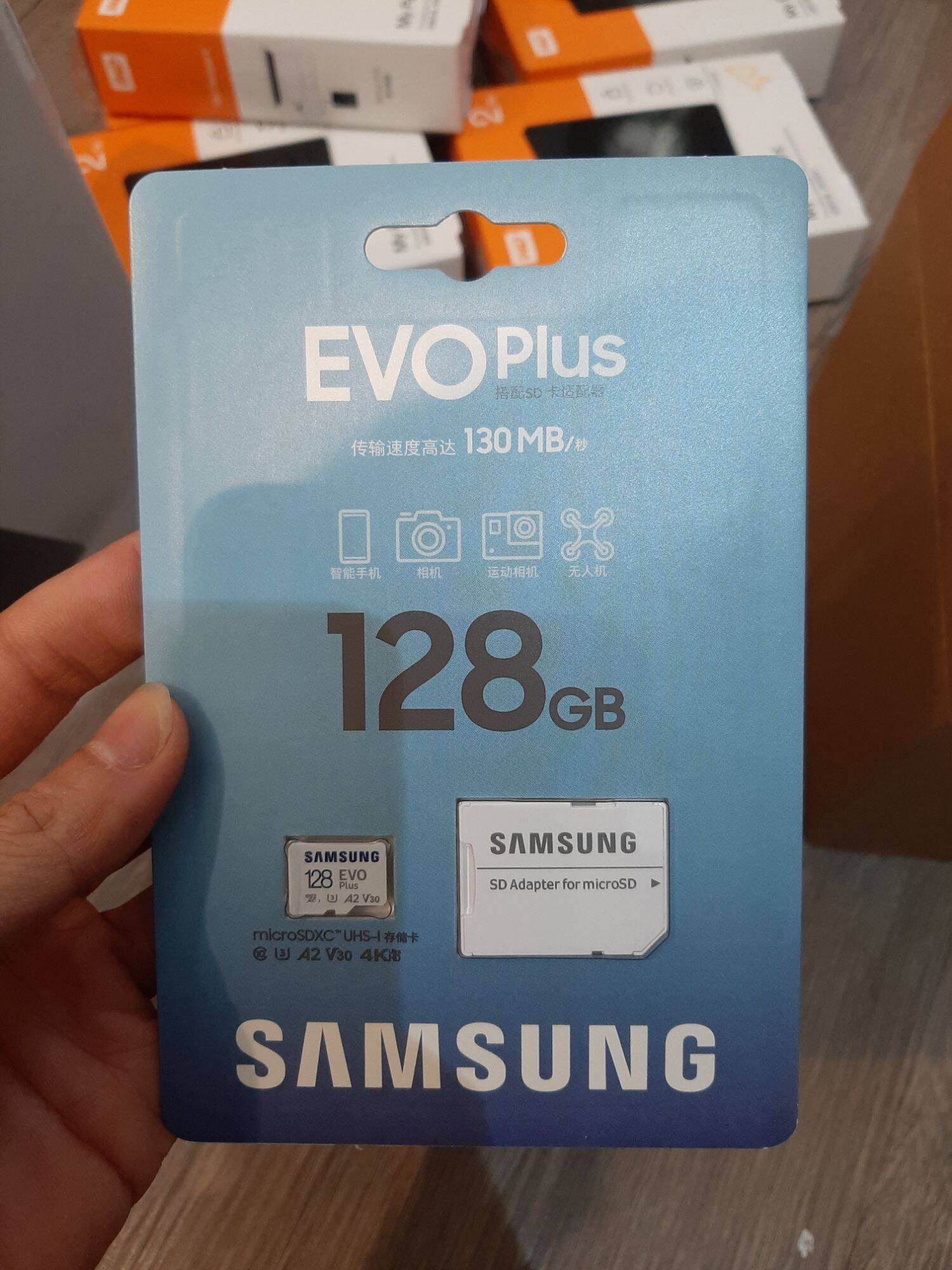 Thẻ nhớ MicroSD Samsung Evo Plus 64Gb U1 128Gb 256Gb 512Gb U3