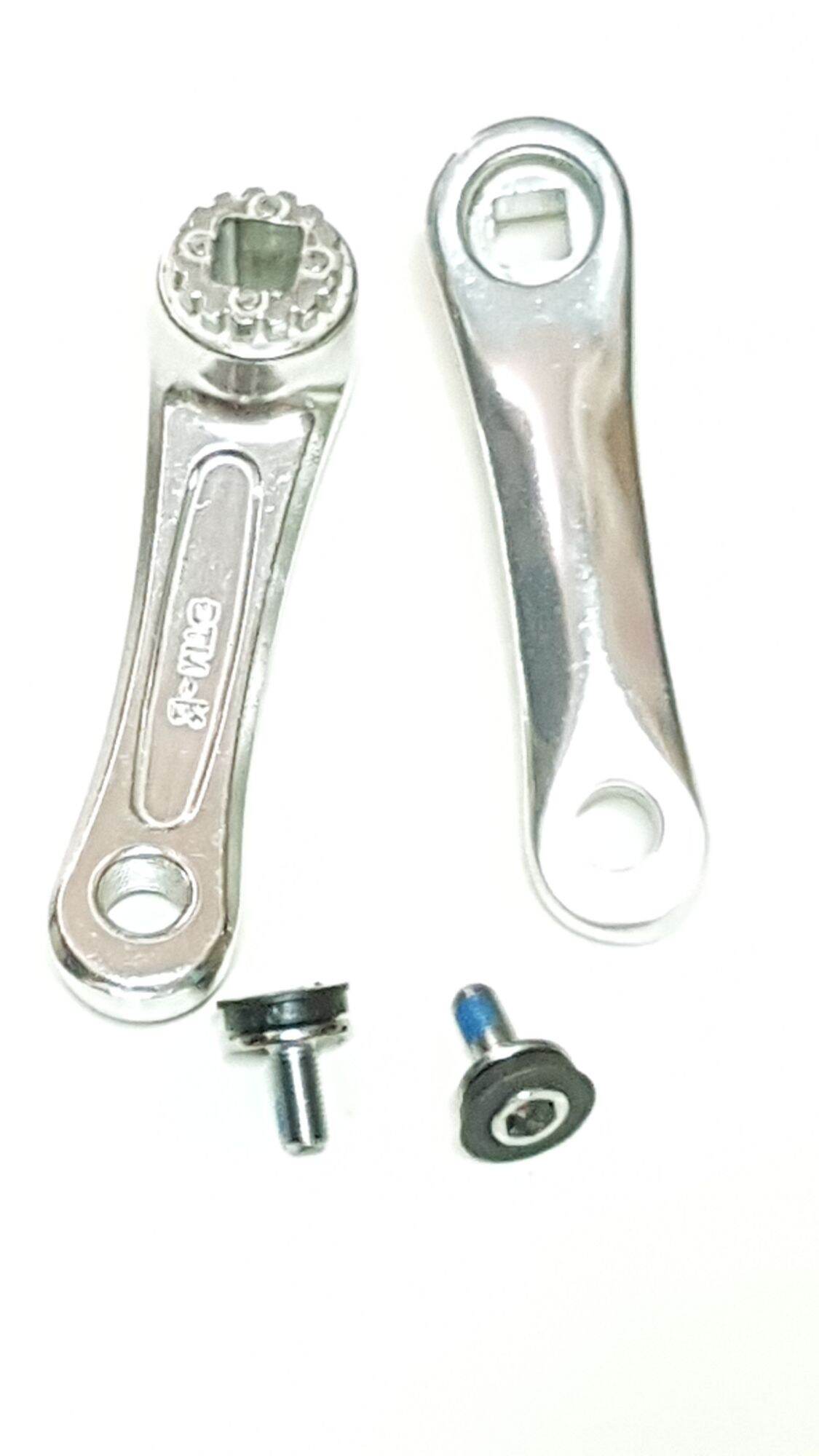 Giò đạp xe điện nhôm vuông.14cm có ốc