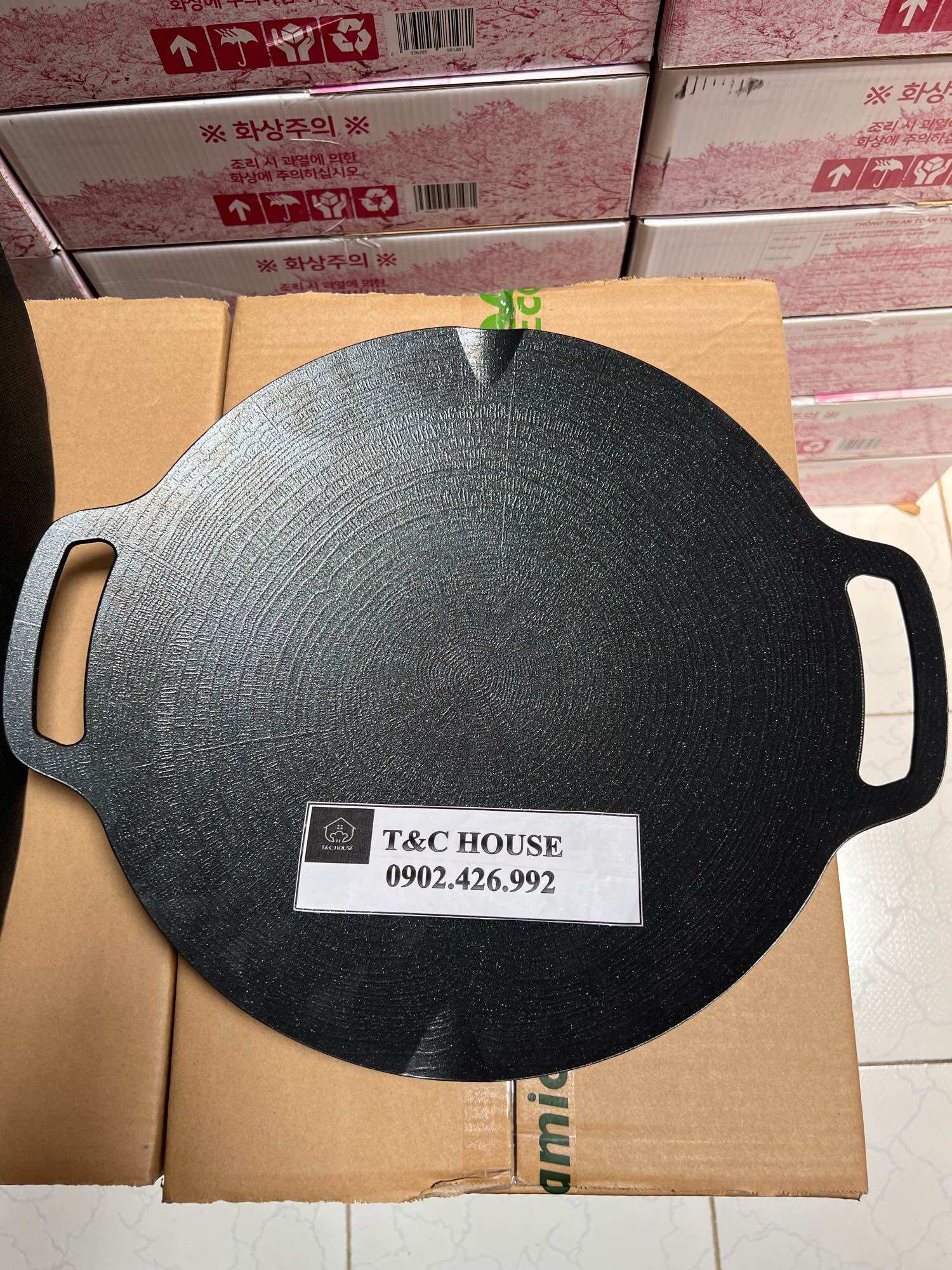 CHẢO ĐÁ NƯỚNG ECORAMIC 33CM ( KHÔNG TỪ)