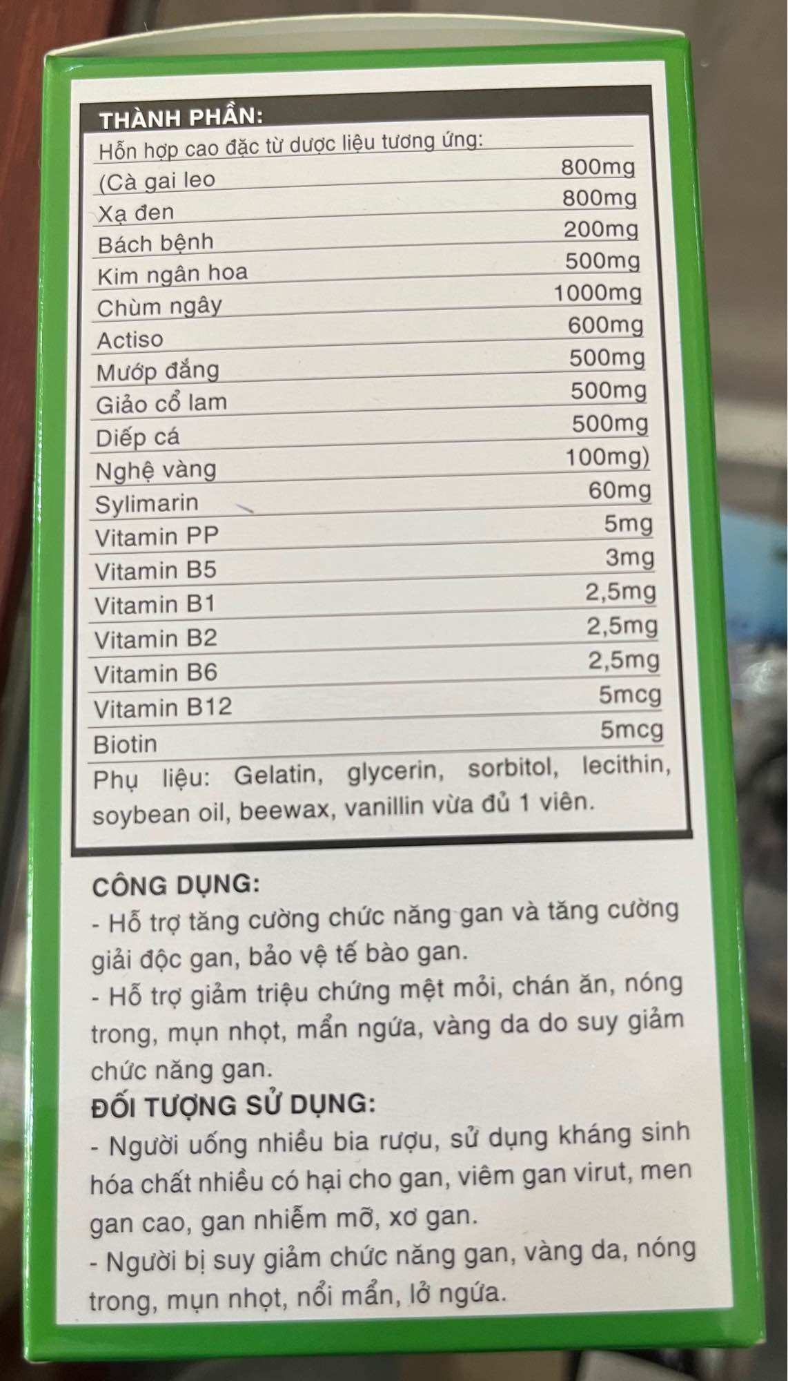 GIẢI ĐỘC GAN CÀ GAI LEO XẠ ĐEN
