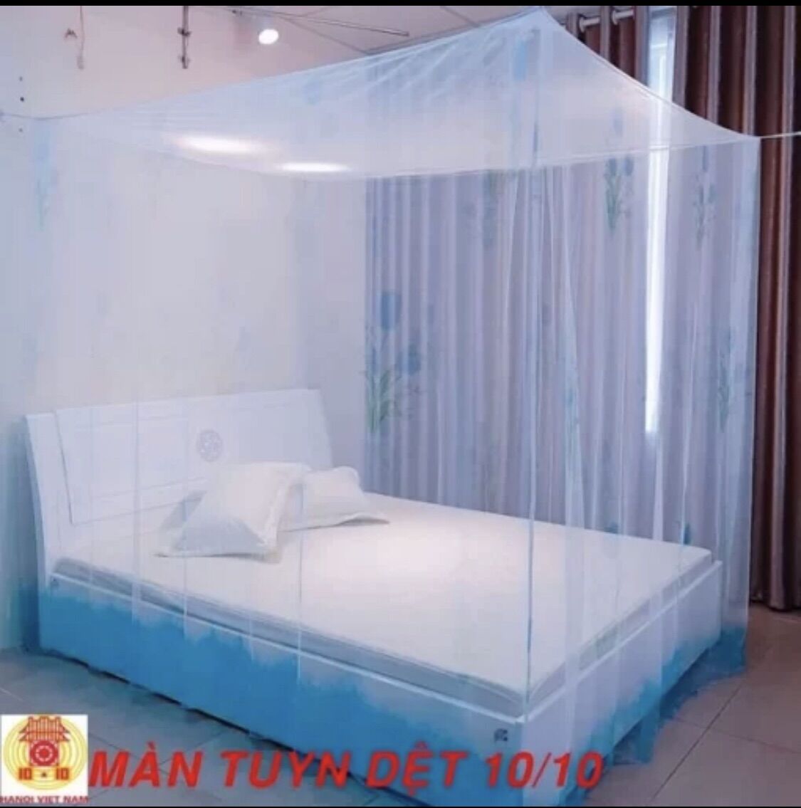 Màn tuyn hoa in 1,6m