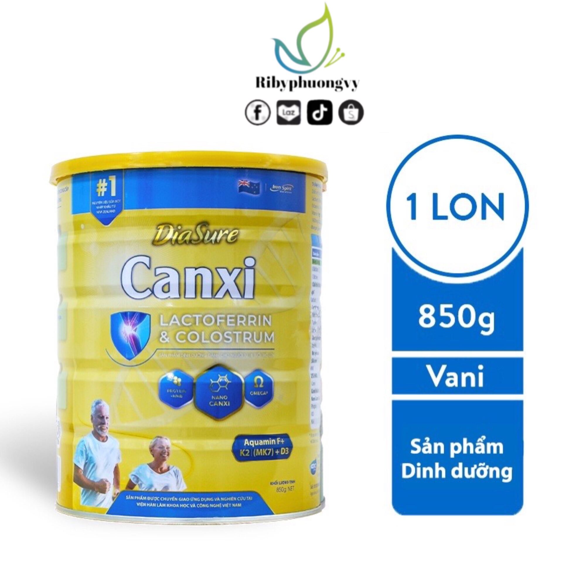 Sữa Non Xương Khớp Diasure Canxi là thực phẩm chức năng giúp xương chắc khỏe, ngăn ngừa loãng xương,