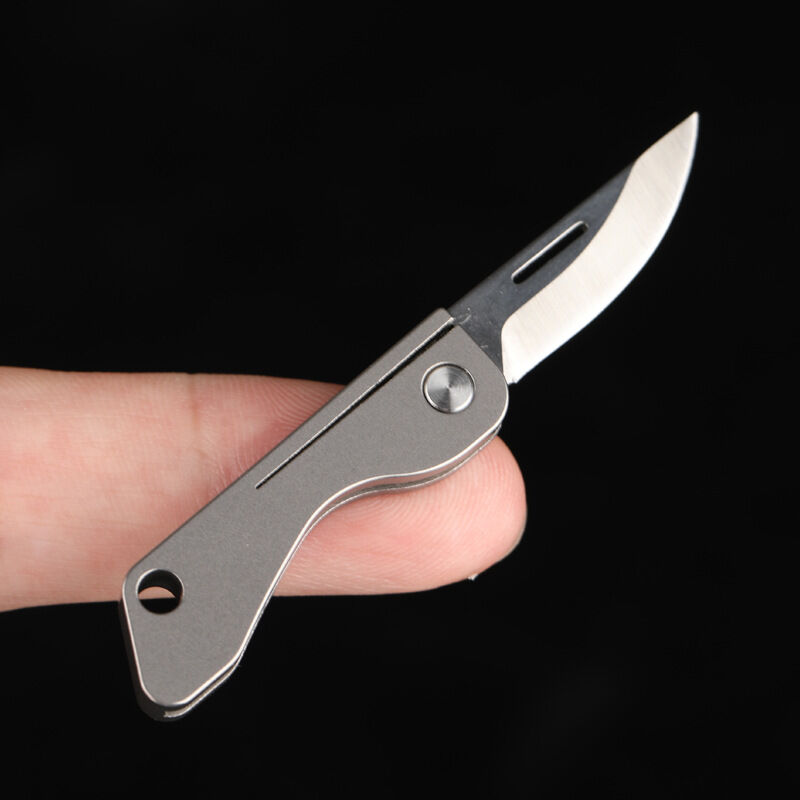 móc khóa rạch thùng titanium edc đa năng độc đáo