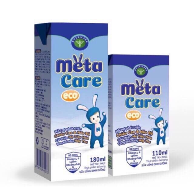 Thùng 48 hộp sữa Metacare gold 180ml