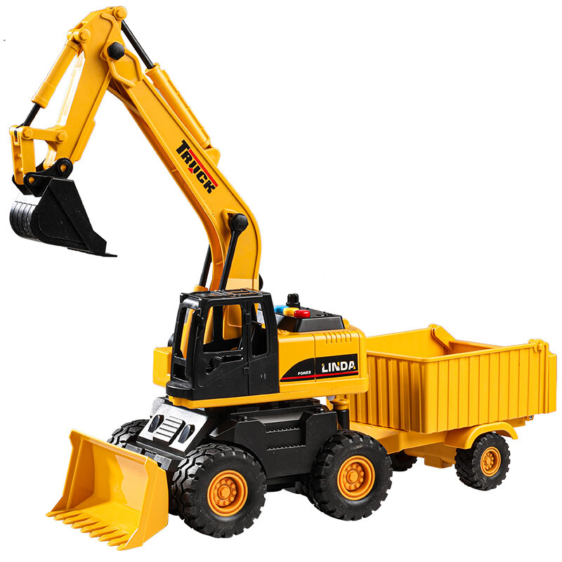 Bộ Xe Công Trình cho Bé Trai 3-6 Tuổi