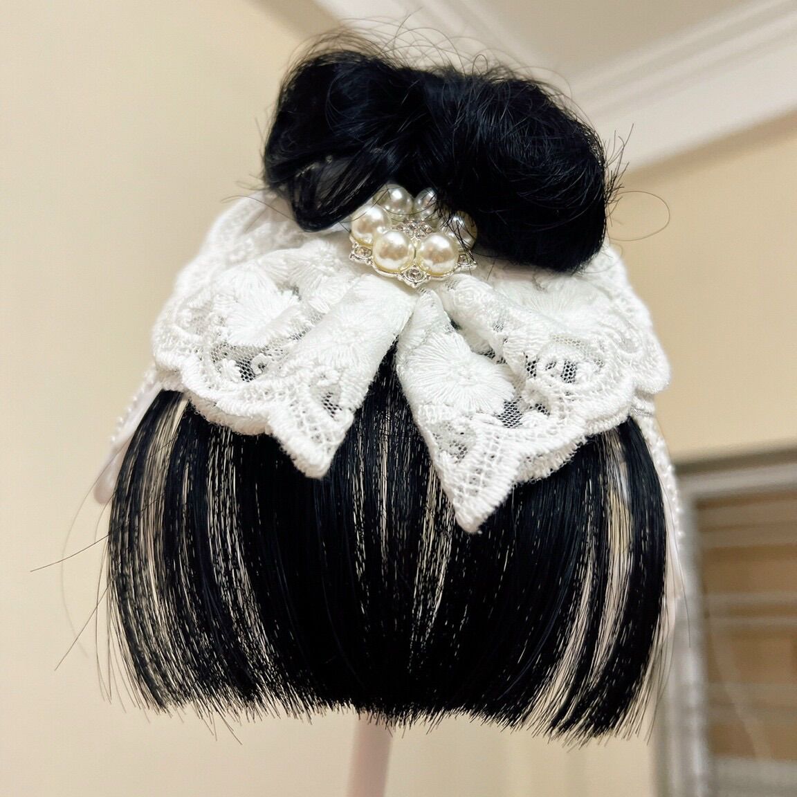 [Nhiều mẫu] Băng đô tóc giả cho bé, turban tóc giả bé gái