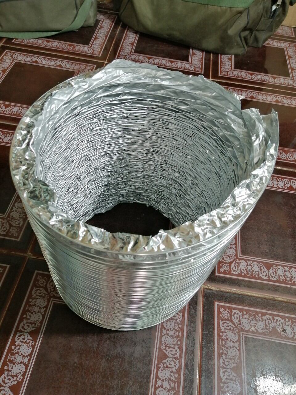 Ống bạc thông gió D300mm x 8m