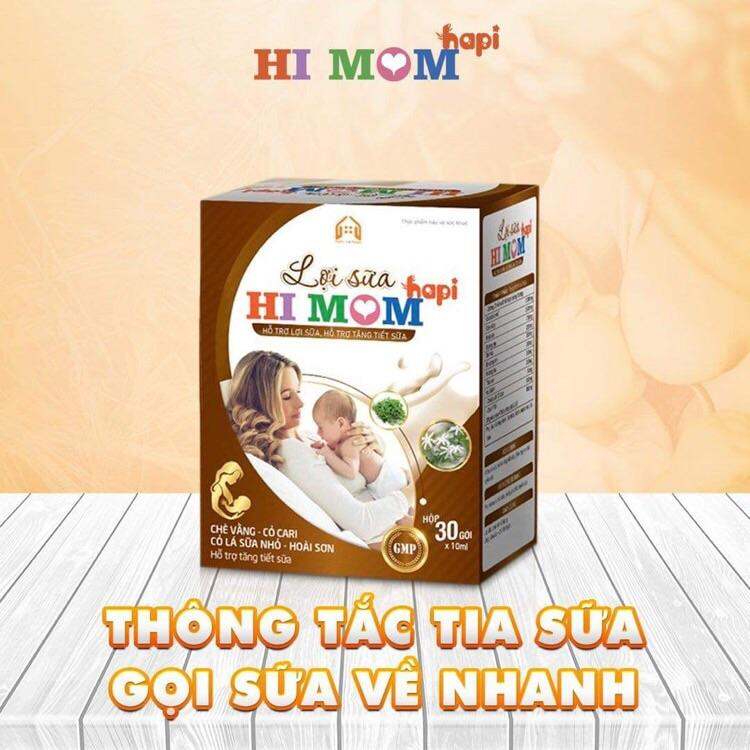 Cao lợi sữa HIMOM (chè vằng, cỏ cà ri, cỏ sữa, mêthi ấn độ)