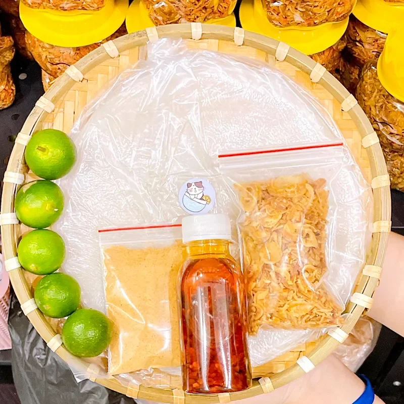 Bánh Tráng Sate,Set bánh tráng Sa tế tỏi tắc,Bánh Tráng phơi sương, Bánh Tráng Nà Ní