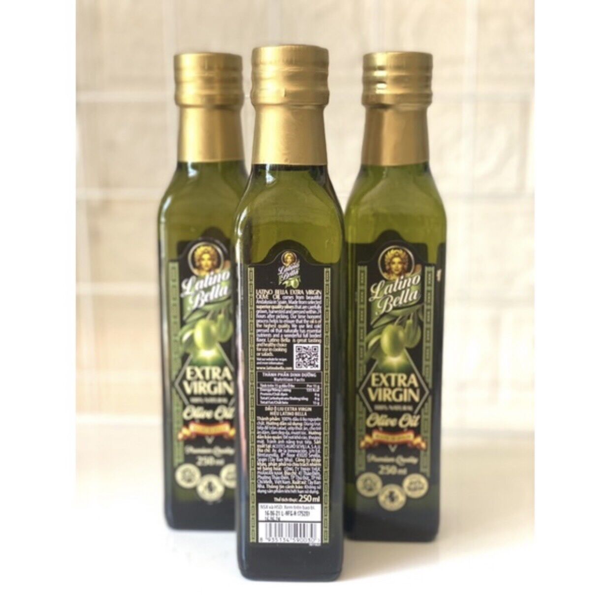 Dầu oliu Latino Bella Extra Virrgin chai 250ml