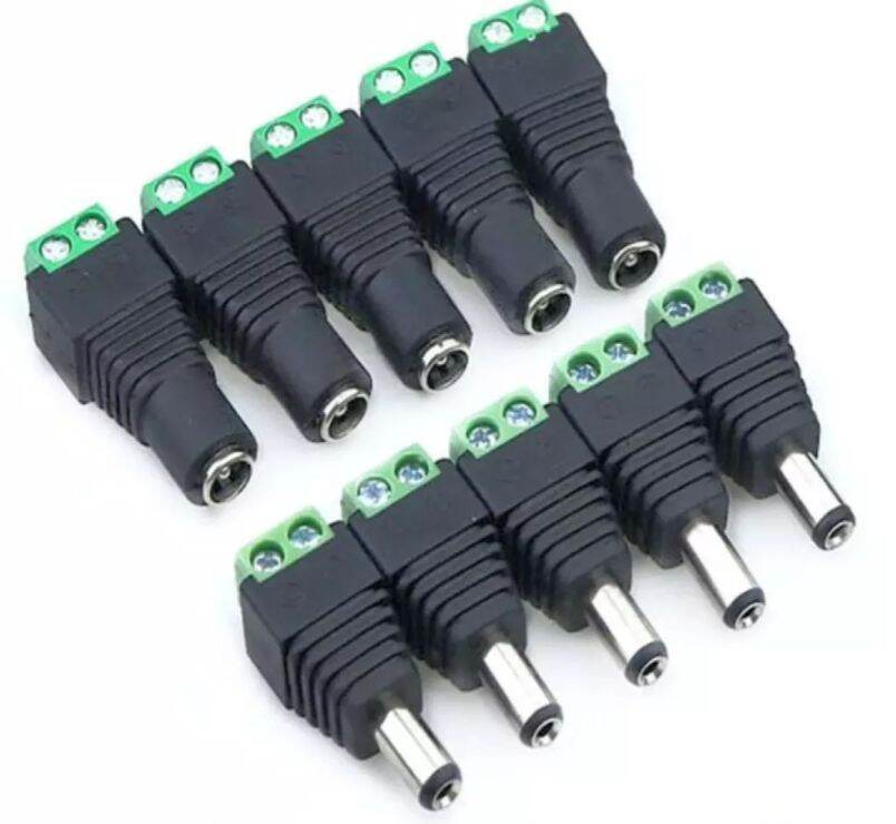 1 cặp DC đực - cái jack 5.5x2.1mm (1 đưc, 1 cái)