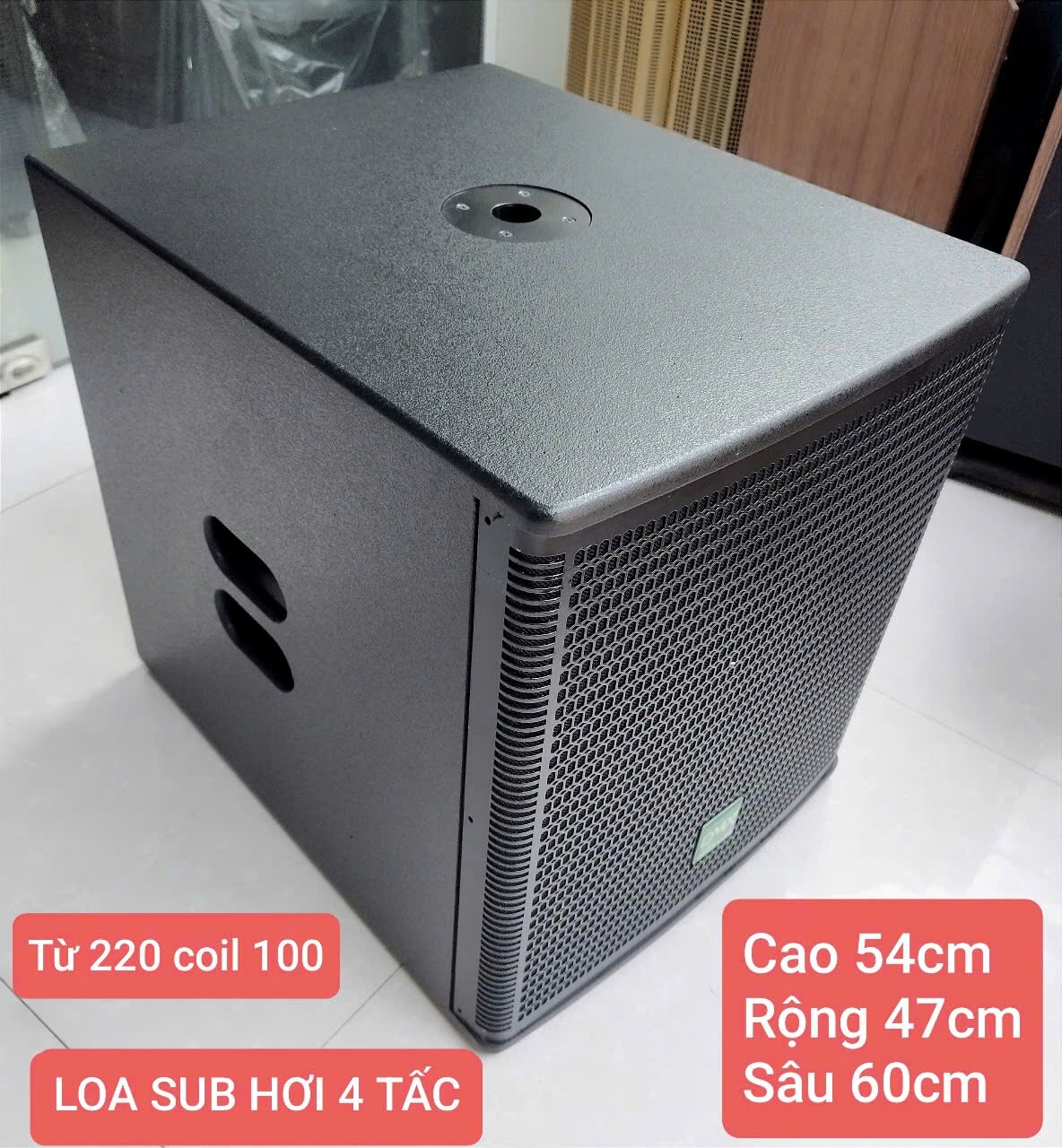 VỎ LOA SUB HƠI BASS 40 HIỆU DMX - GIÁ TRỌN BỘ ĐẦY ĐỦ PHỤ KIỆN SẴN GẮN BASS TẶNG KÈM BÔNG TIÊU ÂM
