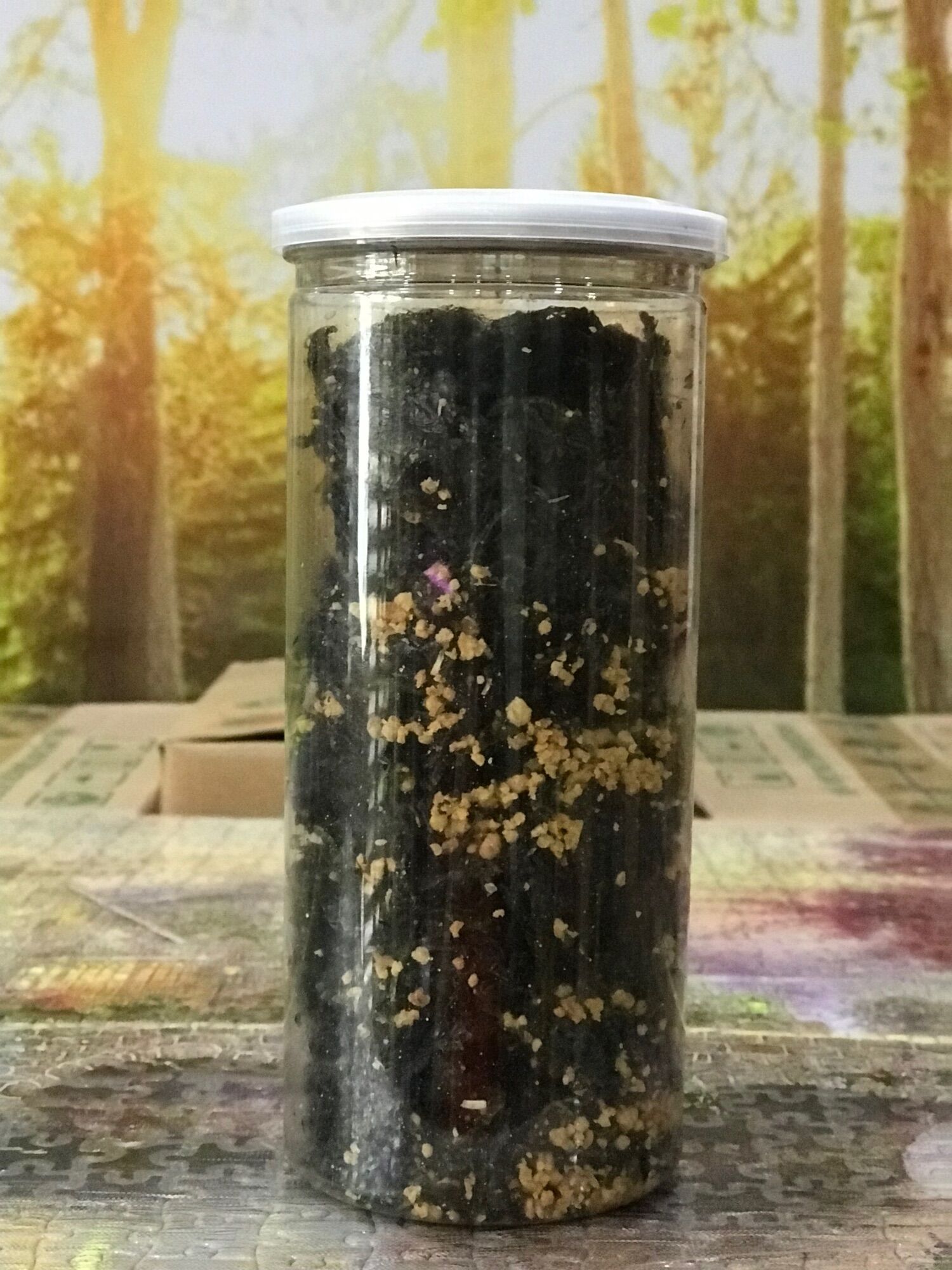 Rong Biển Cháy tỏi Lon 150gr