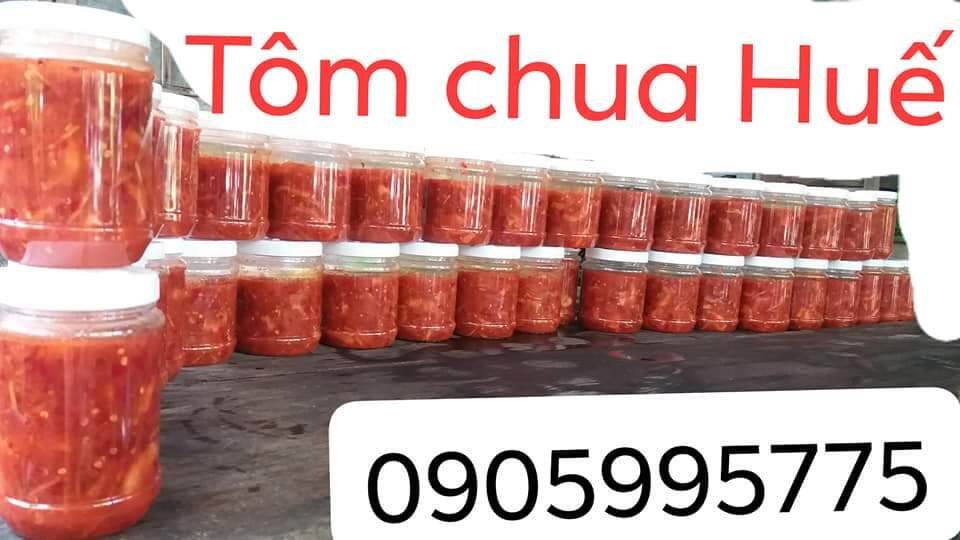 đặc sản tôm chua Huế