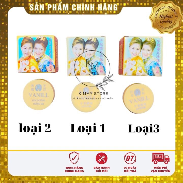 Kem dưỡng trắng da vanill hàng việt ( cô gái nhật )