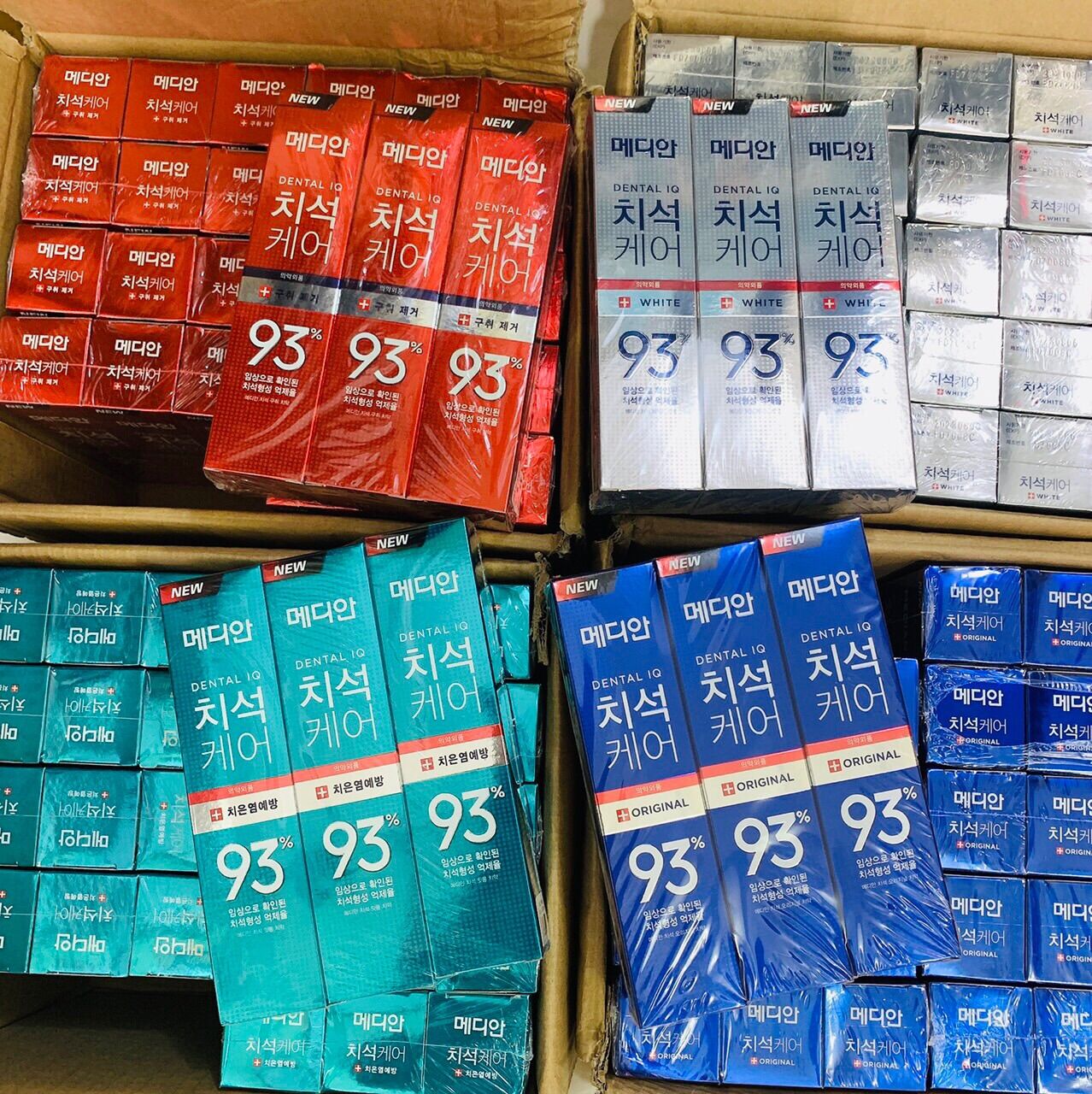 [HCM]Kem đánh răng Median HQ Advanced Whitening (100g)